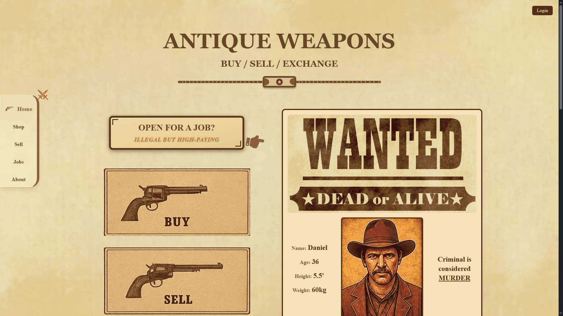 Antique Weapons